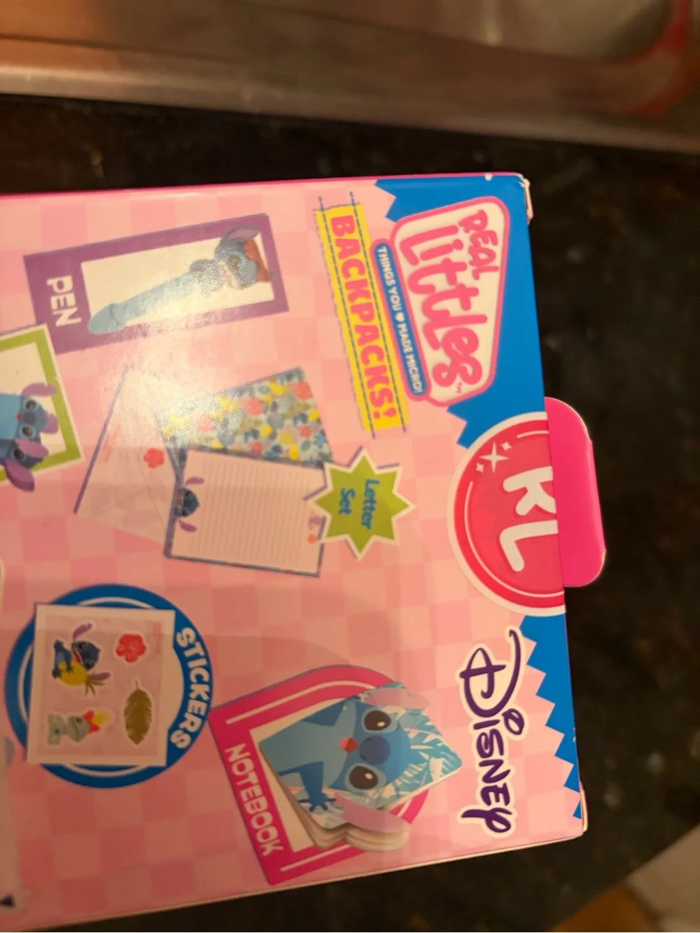Disney real littles stitch backpack bag charm